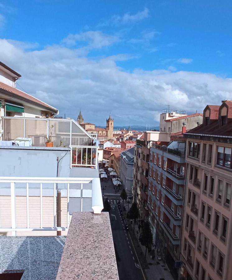 Atico Quintana I - Con Terraza, Vistas A La Ciudad, En El Centro, Con Wifi Y Garaje Apartment Oviedo Ngoại thất bức ảnh